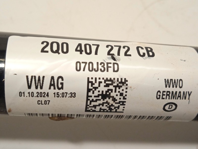 Recambio de transmision delantera derecha para seat ibiza v (kj1, kjg) 1.0 tsi referencia OEM IAM 2Q0407272CB  