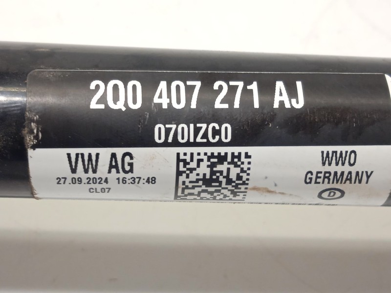 Recambio de transmision delantera izquierda para seat ibiza v (kj1, kjg) 1.0 tsi referencia OEM IAM 2Q0407271AJ  