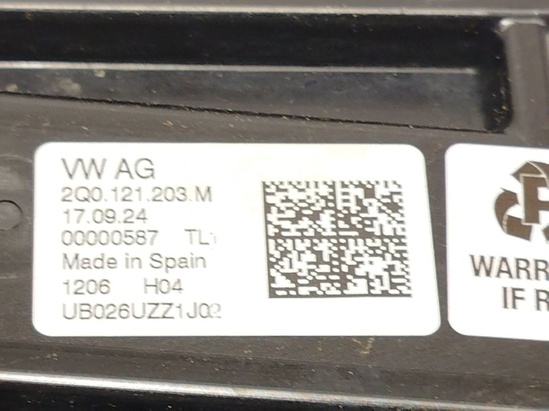 Recambio de electroventilador para seat ibiza v (kj1, kjg) 1.0 tsi referencia OEM IAM 2Q0121203M 2Q0959455H 