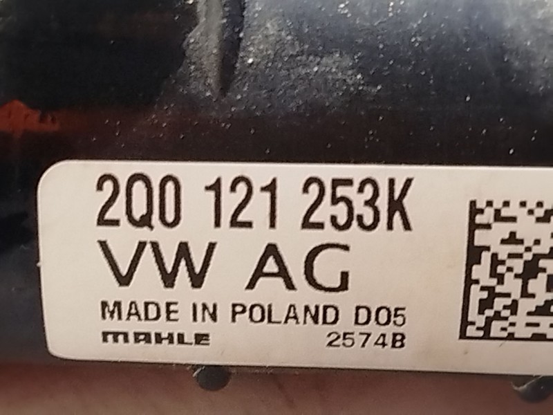 Recambio de radiador agua para seat ibiza v (kj1, kjg) 1.0 tsi referencia OEM IAM 2Q0121253K  