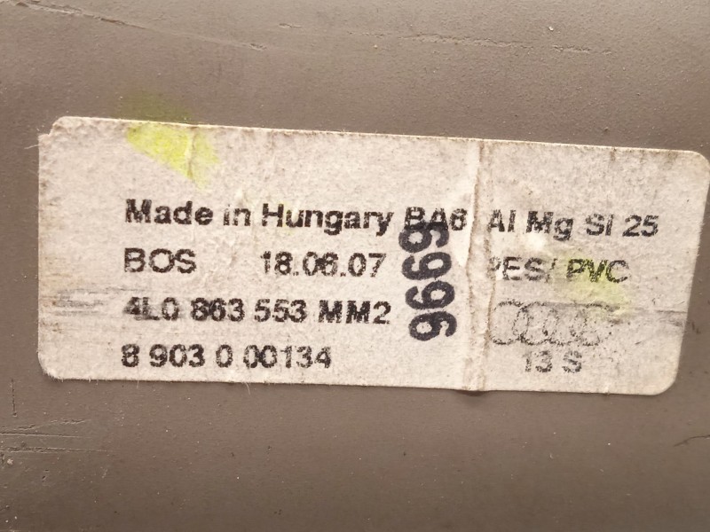 Recambio de bandeja trasera para audi q7 (4lb) 3.0 tdi quattro referencia OEM IAM 4L0863553 4L0863553MM2 