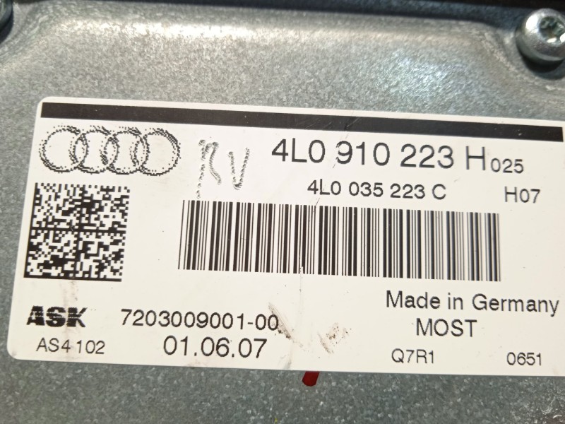 Recambio de modulo electronico para audi q7 (4lb) 3.0 tdi quattro referencia OEM IAM 4L0910223H 4L0910223C 