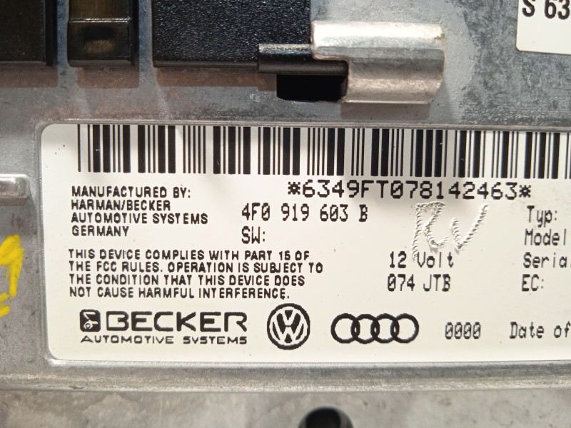 Recambio de pantalla multifuncion para audi q7 (4lb) 3.0 tdi quattro referencia OEM IAM 4F0919603B  