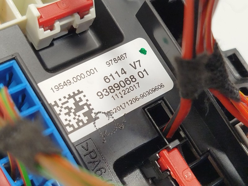 Recambio de caja reles / fusibles para bmw 1 (f20) 116 d referencia OEM IAM 9389068 61149389068 