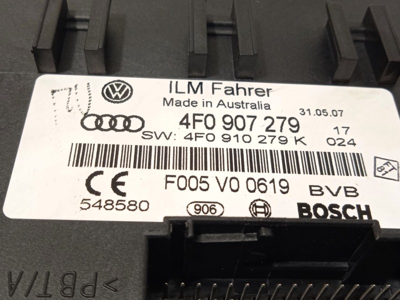 Recambio de centralita confort para audi q7 (4lb) 3.0 tdi quattro referencia OEM IAM 4F0907279 4F0907279K F005V00619