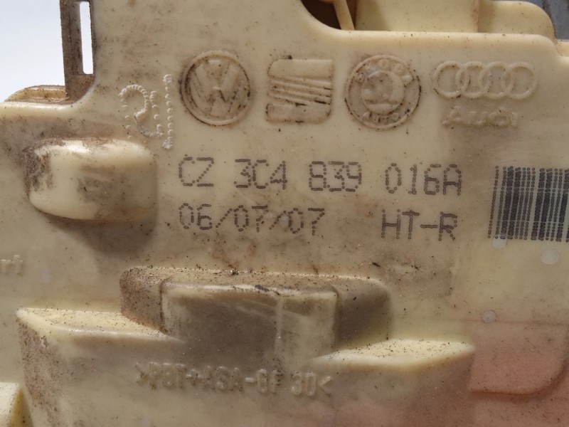 Recambio de cerradura puerta trasera derecha para audi q7 (4lb) 3.0 tdi quattro referencia OEM IAM 3C4839016A  