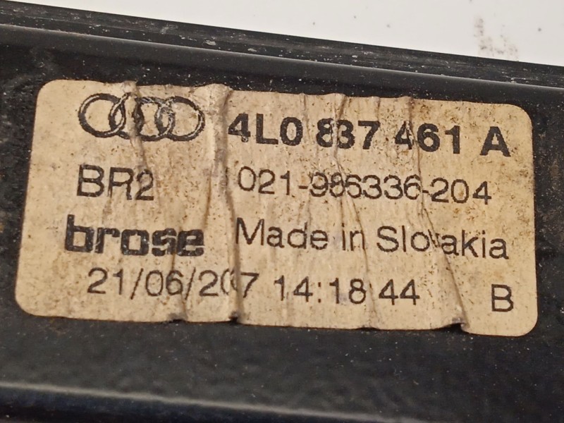 Recambio de elevalunas delantero izquierdo para audi q7 (4lb) 3.0 tdi quattro referencia OEM IAM 4L0837461A 4L0959801B 