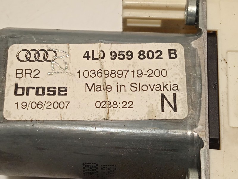 Recambio de elevalunas trasero derecho para audi q7 (4lb) 3.0 tdi quattro referencia OEM IAM 4L0959802B  