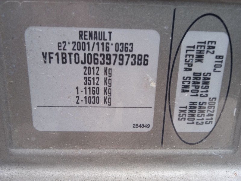 renault laguna iii (bt0/1) del año 2008