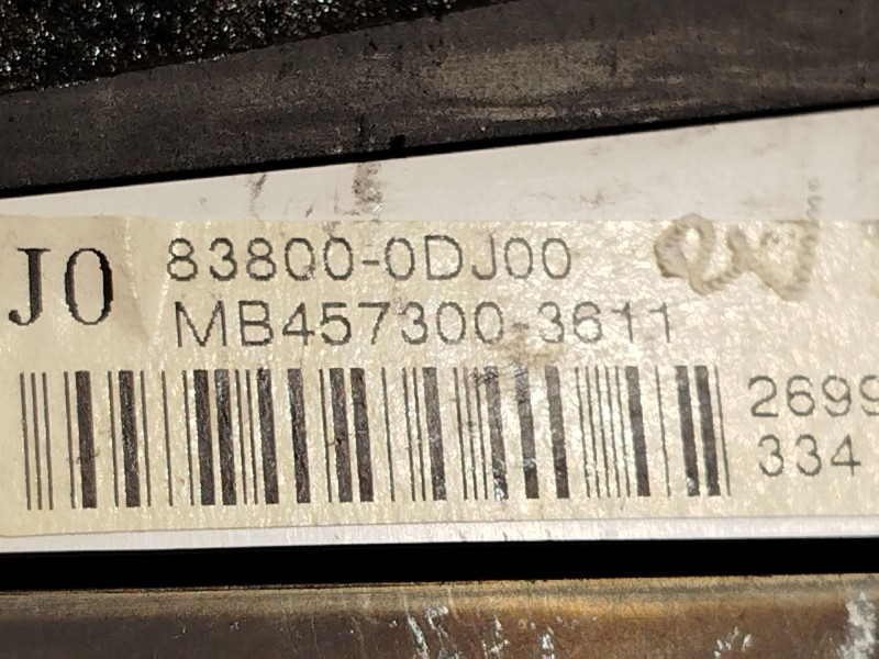 Recambio de cuadro instrumentos para toyota yaris (_p9_) 1.0 vvt-i (ksp90_) referencia OEM IAM 838000DJ00  4573003611