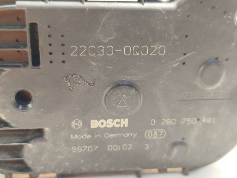 Recambio de caja mariposa para toyota yaris (_p9_) 1.0 vvt-i (ksp90_) referencia OEM IAM 220300Q020  0280750481