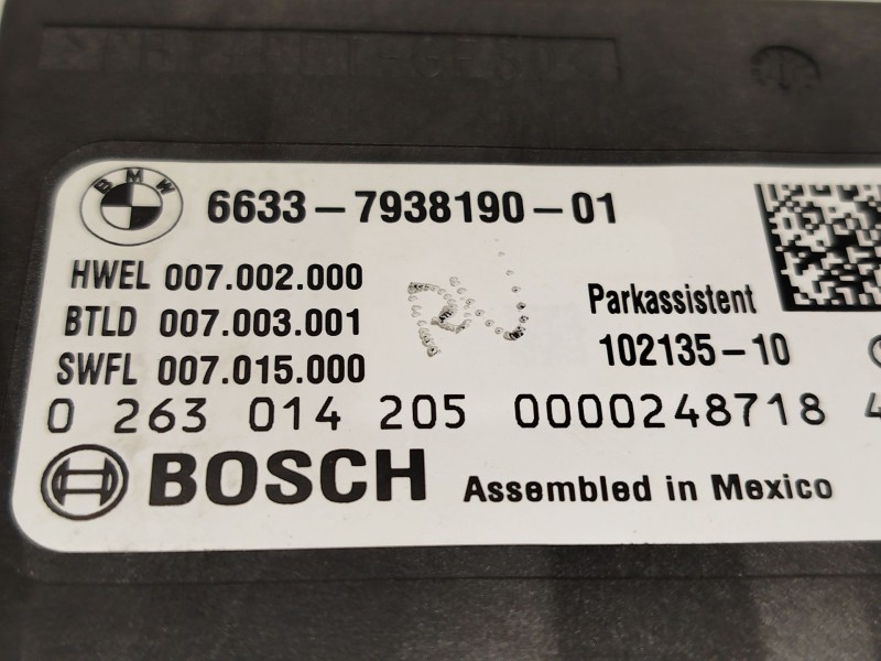 Recambio de modulo electronico para bmw 1 (f20) 116 d referencia OEM IAM 66337938190  0263014205