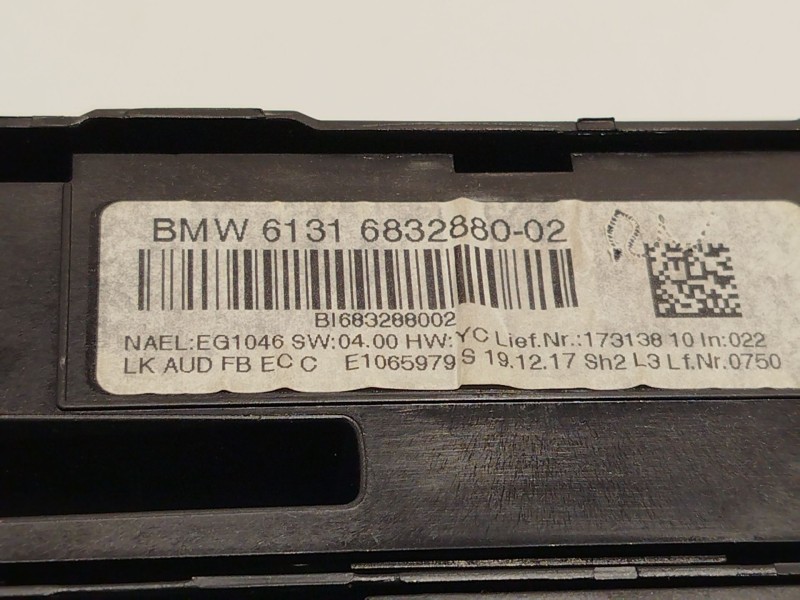 Recambio de mando climatizador para bmw 1 (f20) 116 d referencia OEM IAM 64119363545 61316832880 
