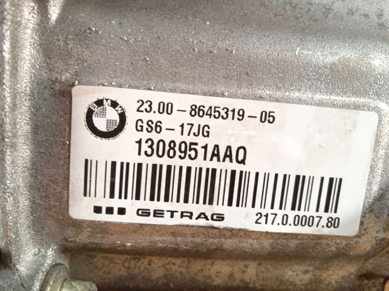 Recambio de caja cambios para bmw 1 (f20) 116 d referencia OEM IAM AAQ 23008645319 8645319