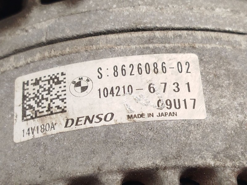 Recambio de alternador para bmw 1 (f20) 116 d referencia OEM IAM 8626086 12318626086 1042106731