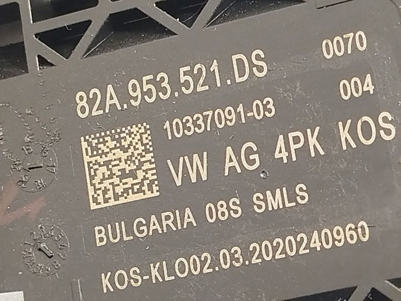 Recambio de mando intermitentes para audi a1 sportback (gba) 25 tfsi referencia OEM IAM 82A953521DS  