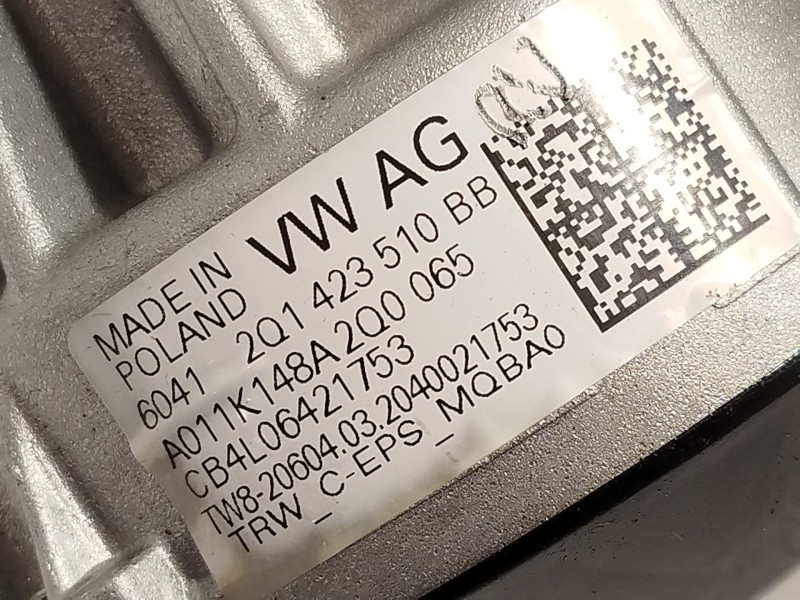 Recambio de columna direccion para audi a1 sportback (gba) 25 tfsi referencia OEM IAM 2Q1423510BB 2Q1909144M 