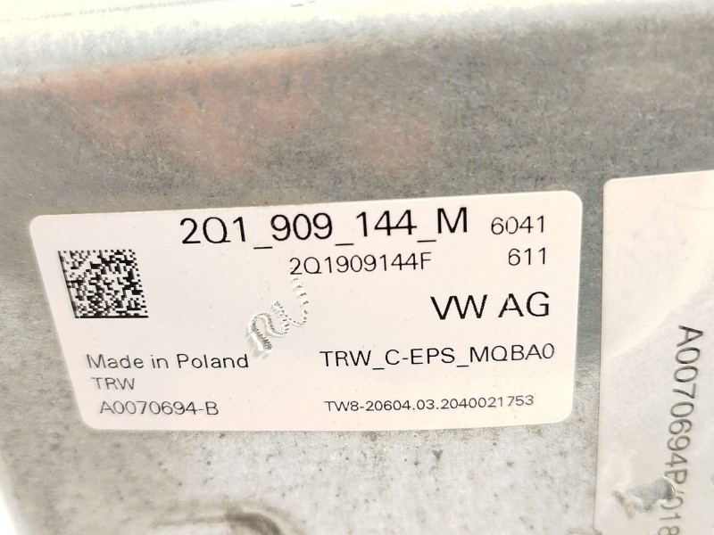 Recambio de columna direccion para audi a1 sportback (gba) 25 tfsi referencia OEM IAM 2Q1423510BB 2Q1909144M 