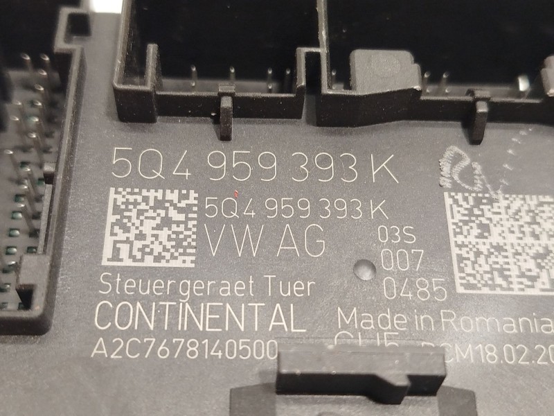 Recambio de centralita confort para audi a1 sportback (gba) 25 tfsi referencia OEM IAM 5Q4959393K  A2C7678140500