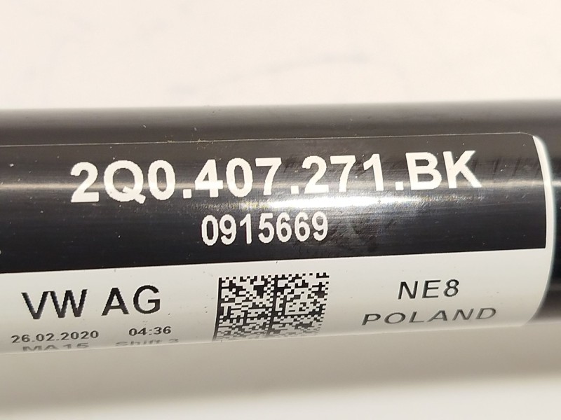 Recambio de transmision delantera izquierda para audi a1 sportback (gba) 25 tfsi referencia OEM IAM 2Q0407271BK  