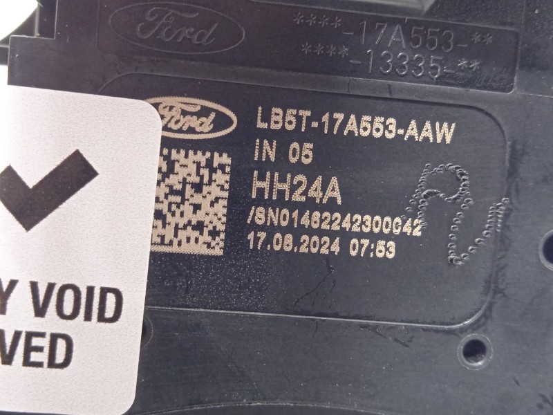 Recambio de mando limpia para ford tourneo courier 1.0 ecoboost referencia OEM IAM LB5T17A553AAW 2425311 