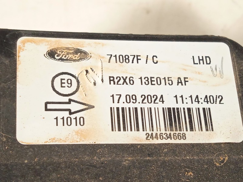Recambio de faro izquierdo para ford tourneo courier 1.0 ecoboost referencia OEM IAM R2X613E015AF 2833284 