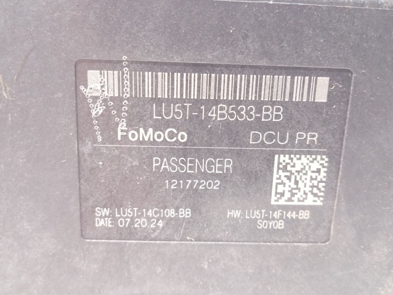 Recambio de modulo confort para ford tourneo courier 1.0 ecoboost referencia OEM IAM LU5T14B533BB 2804114 