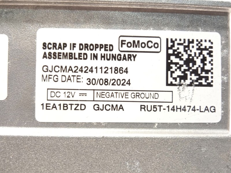 Recambio de modulo electronico para ford tourneo courier 1.0 ecoboost referencia OEM IAM RU5T14H474LAG 2771671 