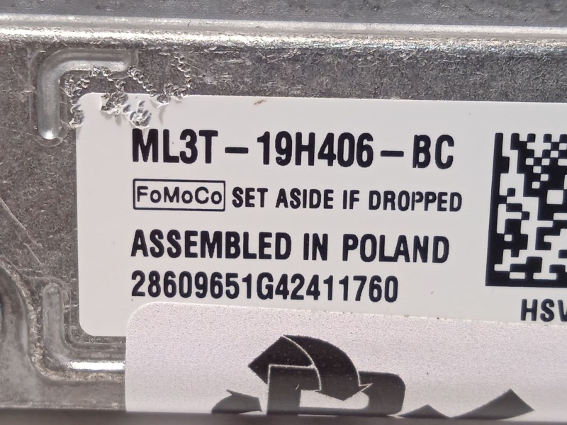 Recambio de modulo electronico para ford tourneo courier 1.0 ecoboost referencia OEM IAM ML3T19H406BC 2498675 