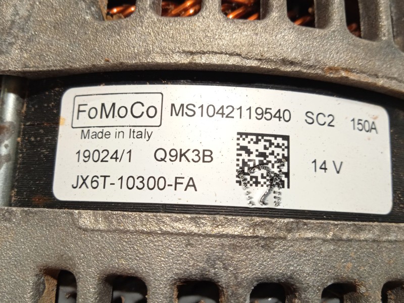 Recambio de alternador para ford tourneo courier 1.0 ecoboost referencia OEM IAM JX6T10300FA 2198947 1042119540