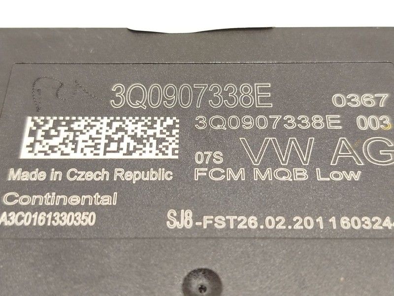 Recambio de modulo electronico para audi a1 sportback (gba) 25 tfsi referencia OEM IAM 3Q0907338E  A3C0161330350