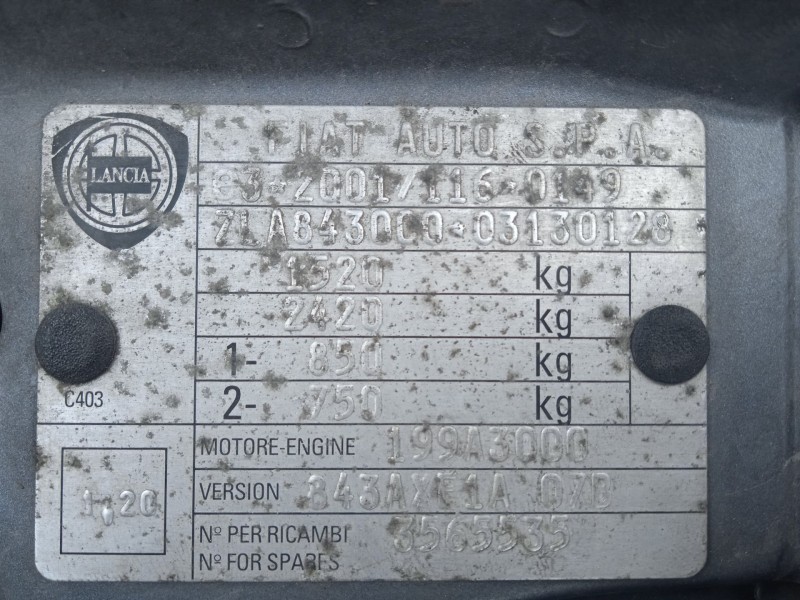 lancia ypsilon (843_) del año 2008