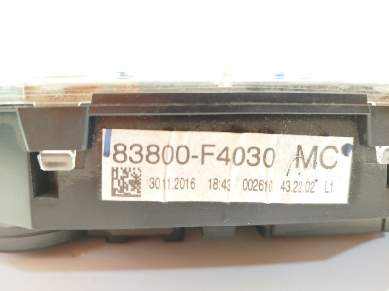 Recambio de cuadro instrumentos para toyota c-hr (_x1_) 1.8 hybrid (zyx10_, zyx11_) referencia OEM IAM 83800F4030  