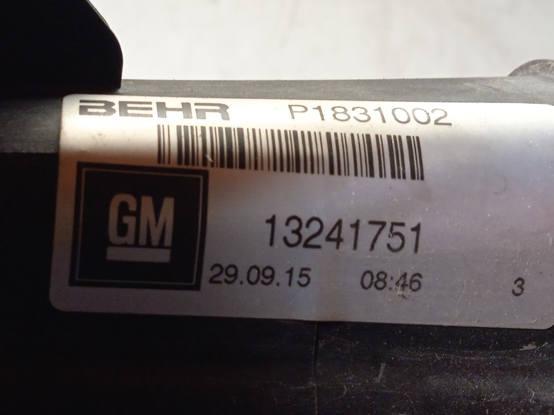 Recambio de intercooler para opel insignia a (g09) 2.0 cdti (68) referencia OEM IAM 13241751  