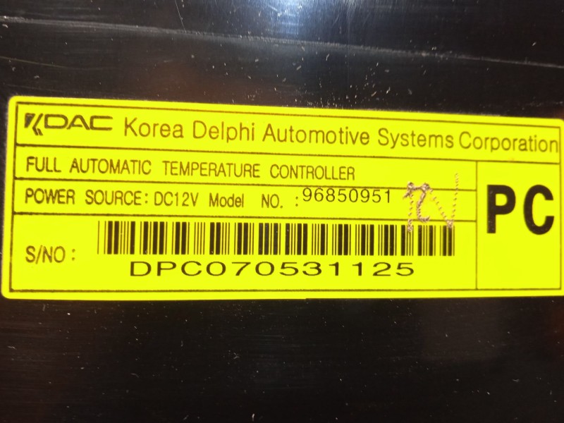 Recambio de mando calefaccion / aire acondicionado para opel antara a (l07) 2.0 cdti 4x4 referencia OEM IAM 96850951  