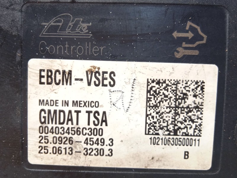 Recambio de abs para opel antara a (l07) 2.0 cdti 4x4 referencia OEM IAM 96817720 25092645493 25021203194