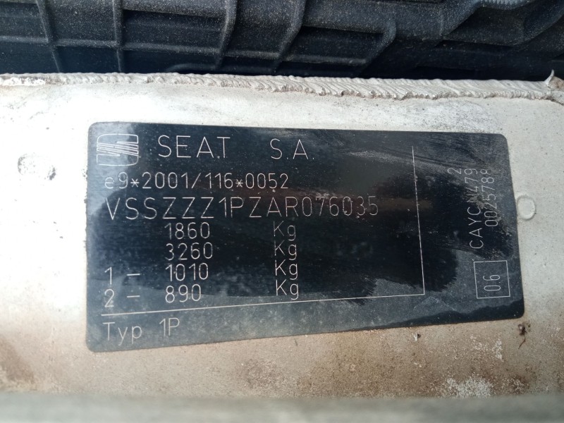 seat leon (1p1) del año 2010