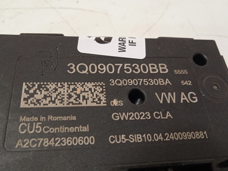 Recambio de modulo electronico para seat arona (kj7, kjp) 1.0 tsi referencia OEM IAM 3Q0907530BB 3Q0907530BA A2C7842360600