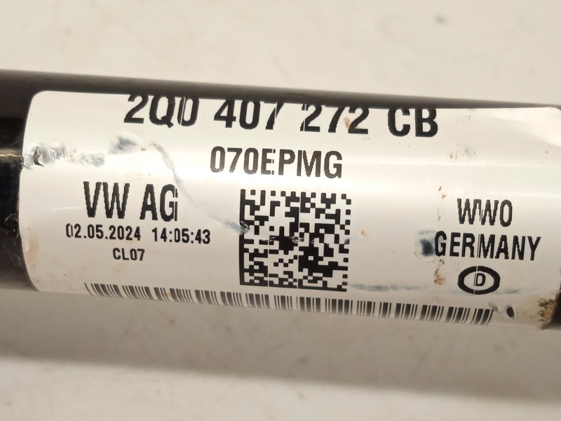 Recambio de transmision delantera izquierda para seat arona (kj7, kjp) 1.0 tsi referencia OEM IAM 2Q0407272CB  