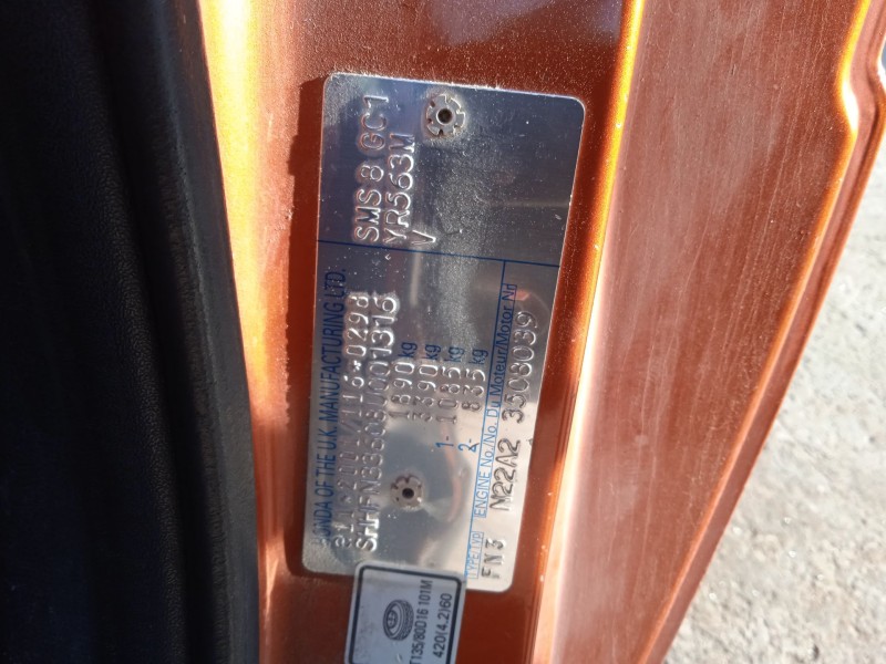 honda civic viii hatchback (fn, fk) del año 2008