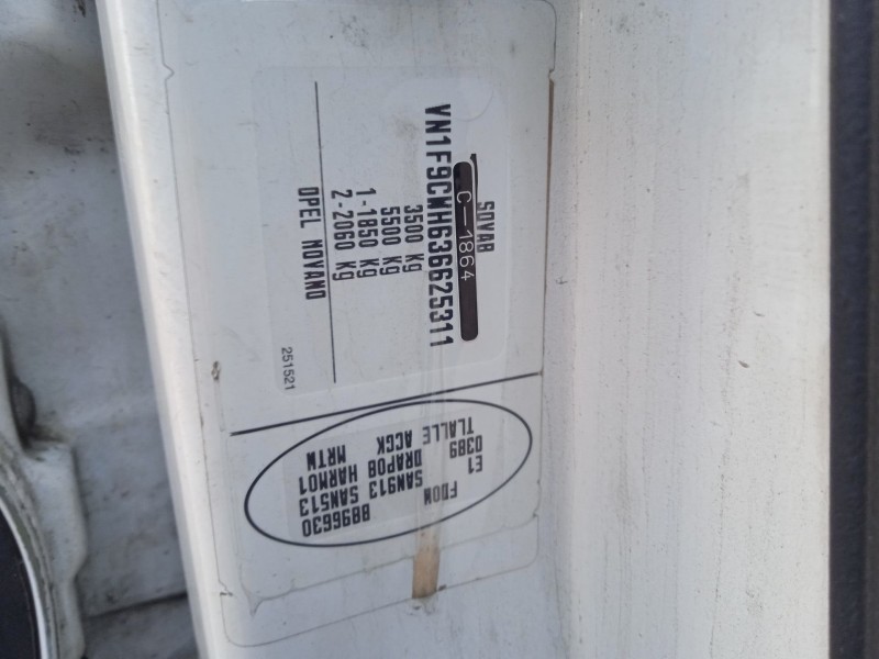 opel movano a furgoneta (x70) del año 2006