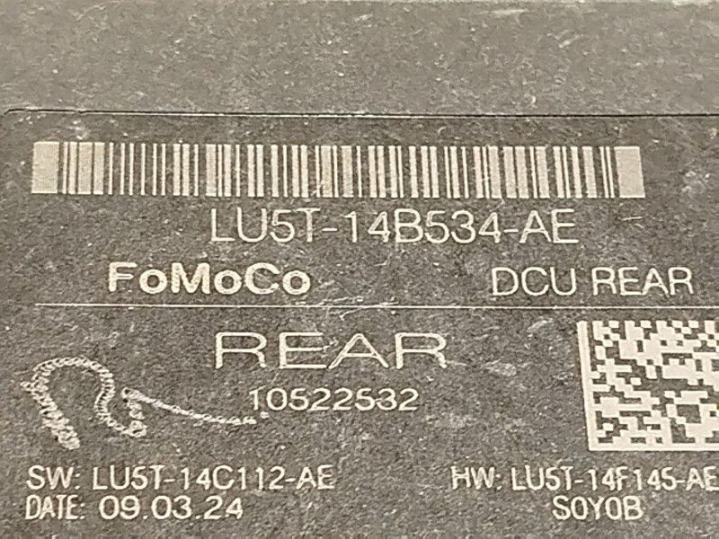 Recambio de centralita confort para ford puma (j2k, cf7) 1.0 ecoboost referencia OEM IAM LU5T14B534AE 2499156 