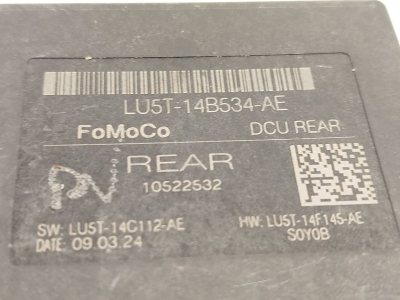 Recambio de centralita confort para ford puma (j2k, cf7) 1.0 ecoboost referencia OEM IAM LU5T14B534AE 2499156 