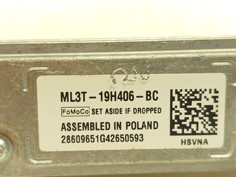 Recambio de modulo electronico para ford puma (j2k, cf7) 1.0 ecoboost referencia OEM IAM ML3T19H406BC 2498675 