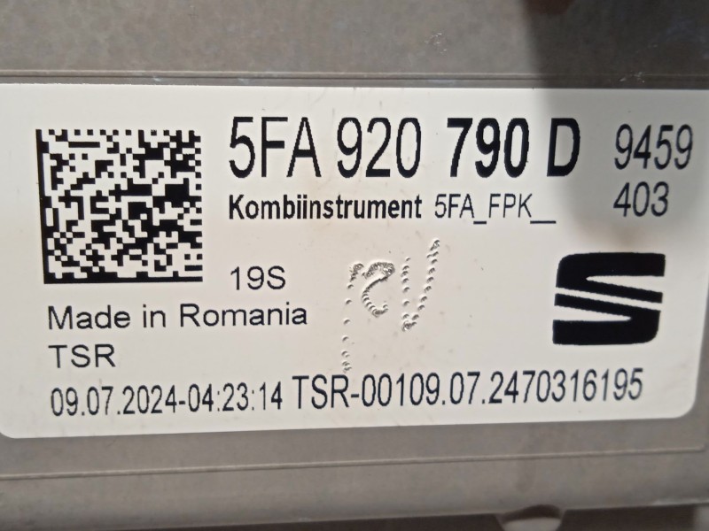 Recambio de cuadro instrumentos para cupra leon (kl1, ku1, kug) 1.5 tsi referencia OEM IAM 5FA920790D  