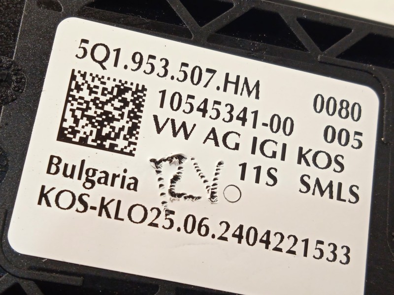 Recambio de mando intermitentes para cupra leon (kl1, ku1, kug) 1.5 tsi referencia OEM IAM 5Q1953507HM 5Q1953507HMIGI 