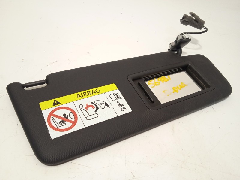 Recambio de parasol derecho para cupra leon (kl1, ku1, kug) 1.5 tsi referencia OEM IAM 5H0857552J 5H0857552J2UV 