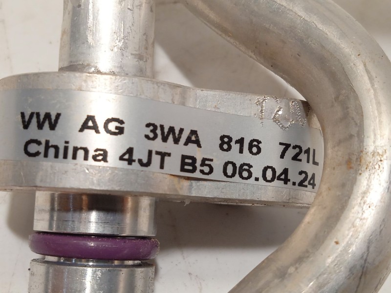 Recambio de tubos aire acondicionado para cupra leon (kl1, ku1, kug) 1.5 tsi referencia OEM IAM 3WA816721L  