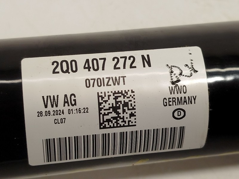 Recambio de transmision delantera derecha para seat ibiza v (kj1, kjg) 1.0 tsi referencia OEM IAM 2Q0407272N  