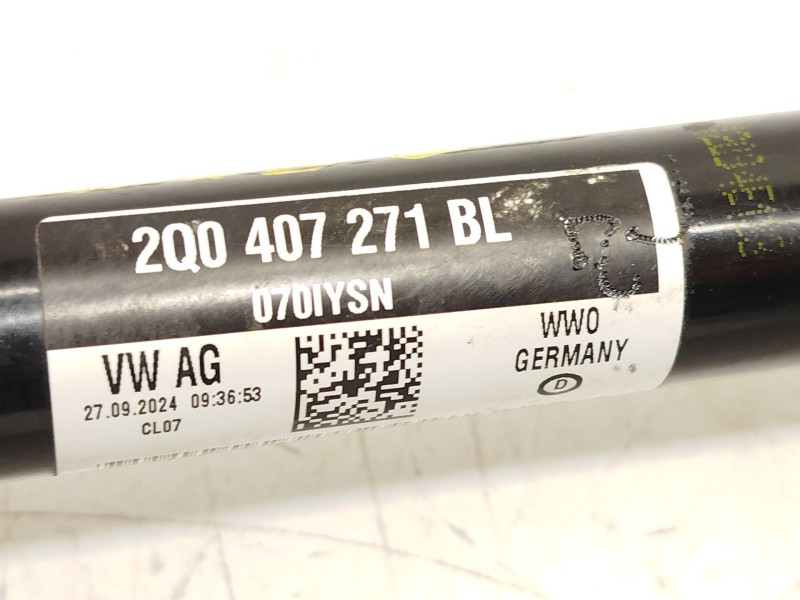 Recambio de transmision delantera izquierda para seat ibiza v (kj1, kjg) 1.0 tsi referencia OEM IAM 2Q0407271BL  